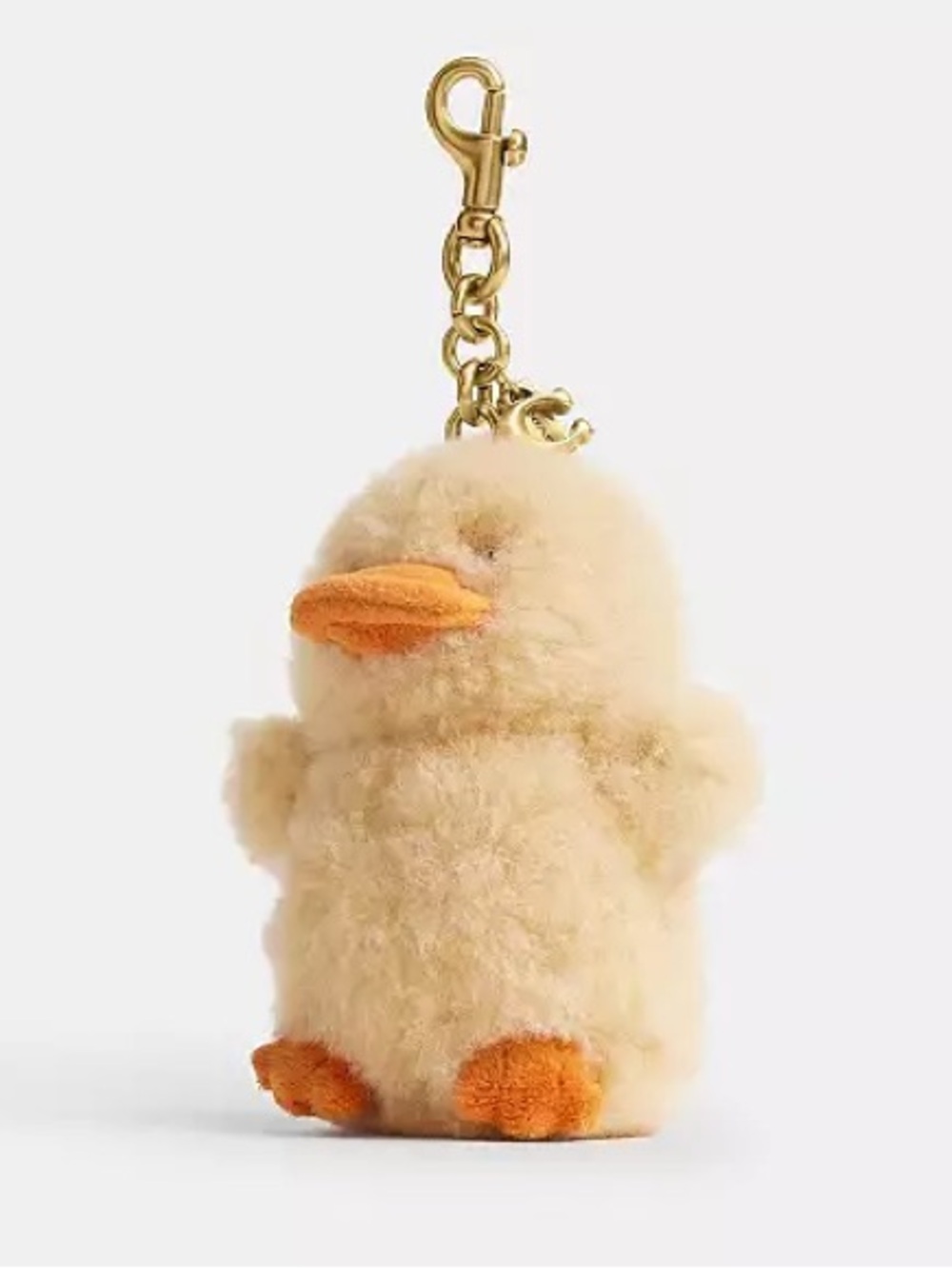 Adorable Coach Shearling Ducky Bag Charm